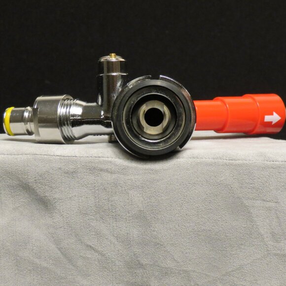 *Micro Matic Red Handle Beer Keg Coupler "D" System w/attachments - Picture 2 of 5